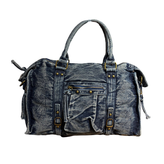 CAPUCINE große Jeans Vintage Tasche
