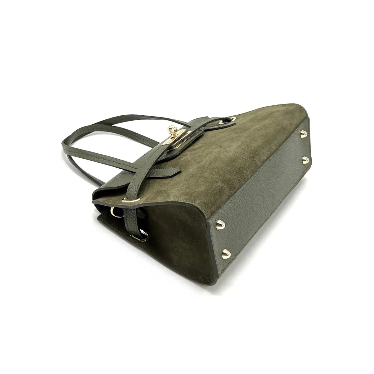 Handtasche aus Wildleder mit Umhängegurt in 5 Farben