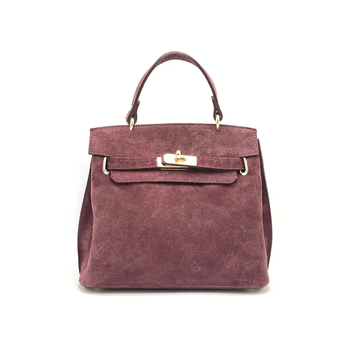 Handtasche aus Wildleder mit Umhängegurt in 4 Farben