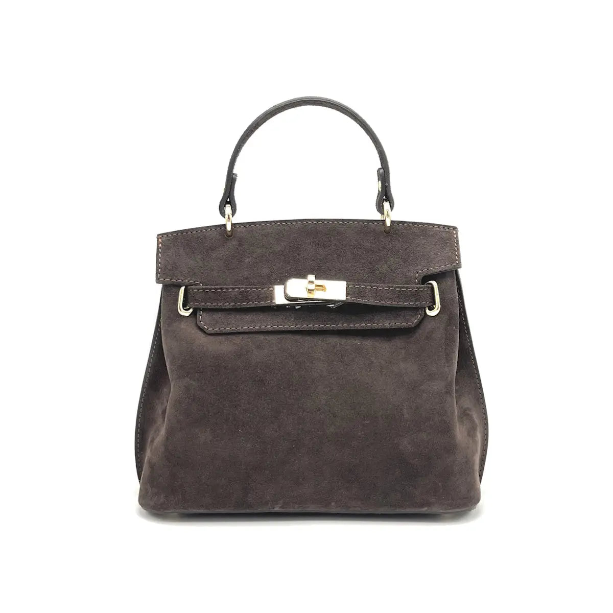 Handtasche aus Wildleder mit Umhängegurt in 4 Farben