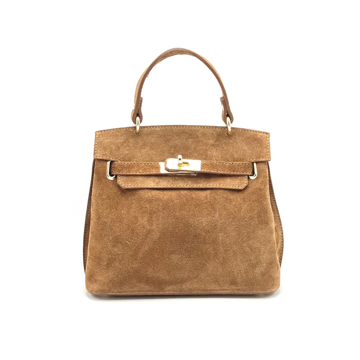 Handtasche aus Wildleder mit Umhängegurt in 4 Farben