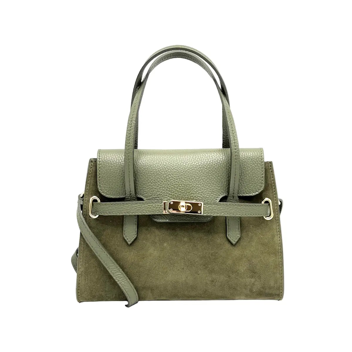 Handtasche aus Wildleder mit Umhängegurt in 5 Farben