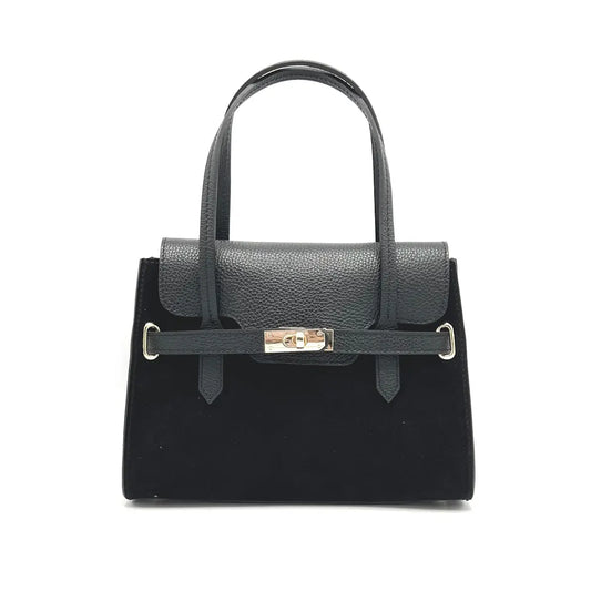 Handtasche aus Wildleder mit Umhängegurt in 5 Farben