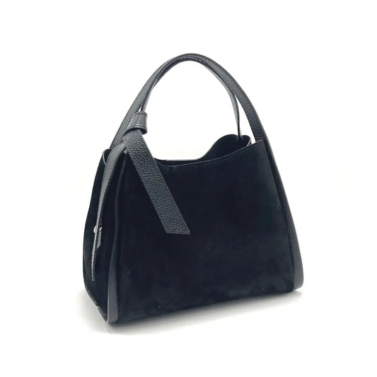 Handtasche aus Wildleder mit Umhängegurt in 3 Farben