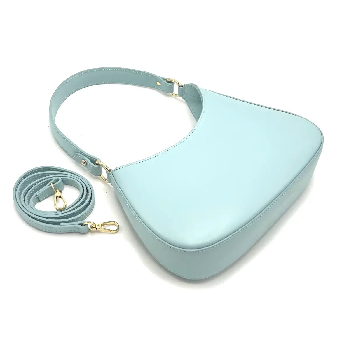 Schultertasche aus echtem Leder in 8 Farben