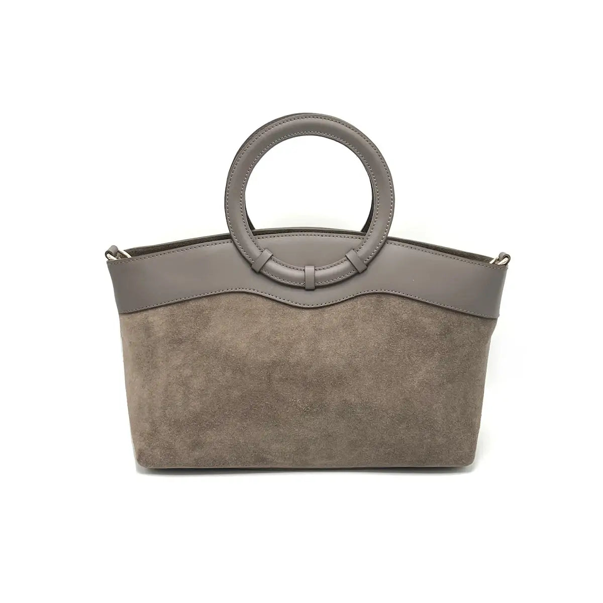 Handtasche aus Wildleder mit Umhängegurt in 4 Farben
