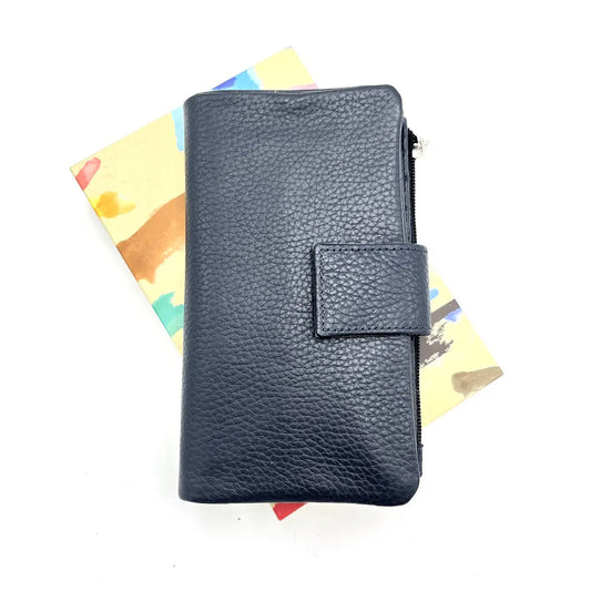 Damen-Brieftasche aus echtem Leder in 3 Farben
