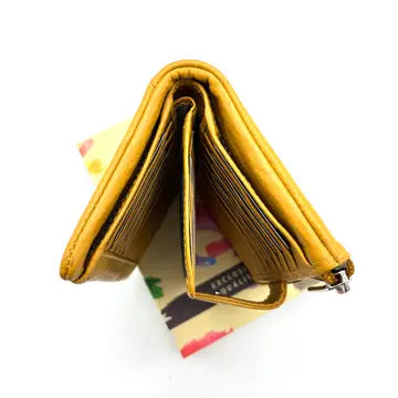 Damen-Brieftasche aus echtem Leder in 3 Farben