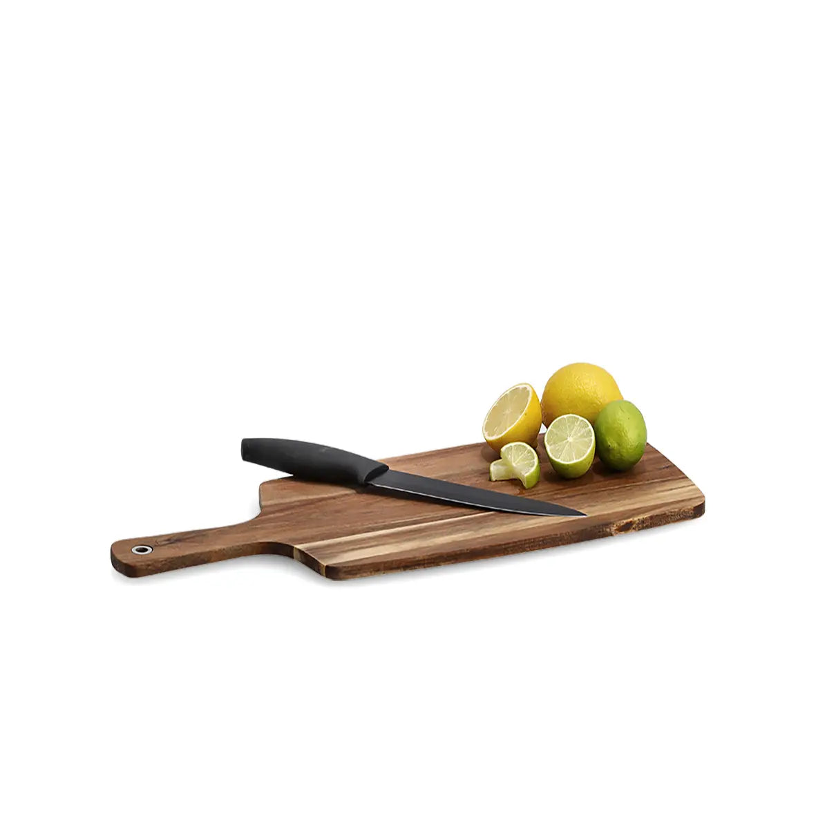 Schneidebrett mit Griff Akazie 52 cm